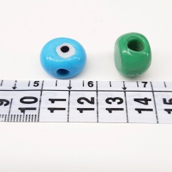 Renkli Yuvarlak Dana Gözü Nazar Boncuğu-NZR-1022