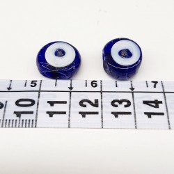 Koyu Mavi Yassı Dana Gözü Nazar Boncuğu-NZR-1024