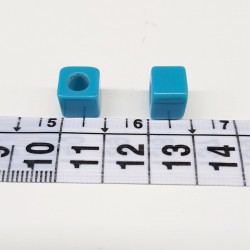 Mavi Plastik Küp Takı Boncuğu-NZR-1033