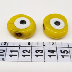 Sarı Dana Gözü Nazar Boncuğu-NZR-1036