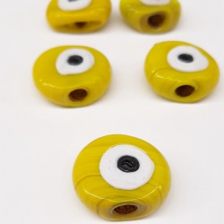 Sarı Dana Gözü Nazar Boncuğu-NZR-1036