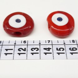 Kırmızı Dana Gözü Nazar Boncuğu-NZR-1037