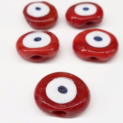 Kırmızı Dana Gözü Nazar Boncuğu-NZR-1037