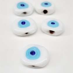 Beyaz Mavi Dana Gözü Nazar Boncuğu-NZR-1040