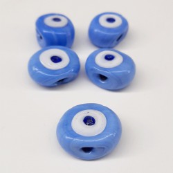 Açık Mavi Dana Gözü Nazar Boncuğu-NZR-1044