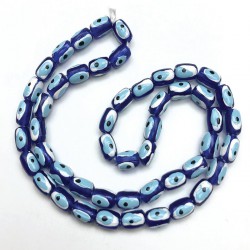 Mavi Renk Silindir Nazar Boncuğu-NZR-1063