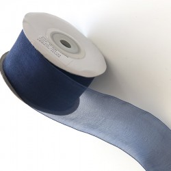 Lacivert Organze Kurdele 4 cm-ORG-1002 Lacivert Organze Kurdele 4 cm-ORG-1002