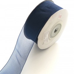 Lacivert Organze Kurdela 3 cm-ORG-1005 Lacivert Organze Kurdela 3 cm-ORG-1005