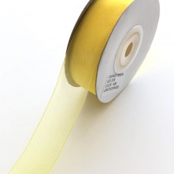 Sarı Organze Kurdela 2 cm-ORG-1012