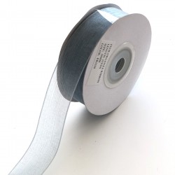 Gri Renk Organze Kurdele 2 cm-ORG-1019