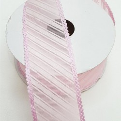 Baskılı Organze Kurdele 4 Cm-ORG-1036