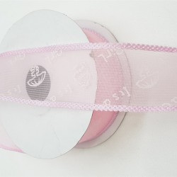 Baskılı Organze Kurdele 4 Cm-ORG-1037