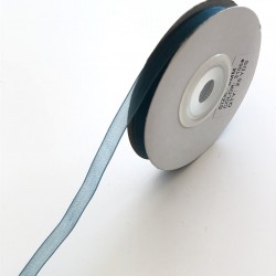 Mavi Organze Kurdele 1 cm-ORG-1050