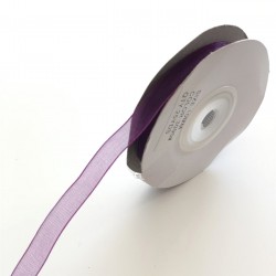 Mor Organze Kurdela 1 cm-ORG-1059