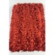 Kırmızı Kenarlı Organlisse Organze Fırfır Şerit &ndash; Volanlı Romantik S&uuml;sleme Şeridi 1 Metre-ORGANLISSE-10