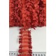Kırmızı Kenarlı Organlisse Organze Fırfır Şerit &ndash; Volanlı Romantik S&uuml;sleme Şeridi 1 Metre-ORGANLISSE-10
