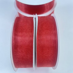 Kırmızı Organze Kurdele 2 Cm 1 Top 22 Metre-ORGANZEKURDELE-1007