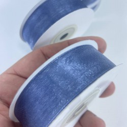 Koyu Füme Organze Kurdele 2 Cm 1 Top 22 Metre-ORGANZEKURDELE-1009