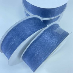 Koyu Füme Organze Kurdele 2 Cm 1 Top 22 Metre-ORGANZEKURDELE-1009