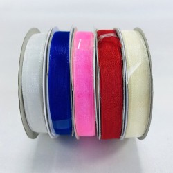 Karışık Renk Organze Kurdele Seti 1 Cm-ORSET-1 Karışık Renk Organze Kurdele Seti 1 Cm-ORSET-1