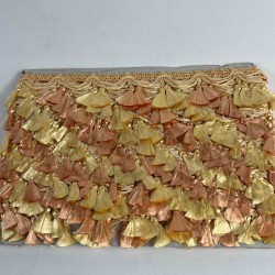 Sarı Yavruağzı Ottovelle P&uuml;sk&uuml;ll&uuml; L&uuml;ks Dekoratif Şerit &ndash; Premium Perde ve Koltuk S&uuml;s&uuml; 1 Metre-OTTOVELLE-1