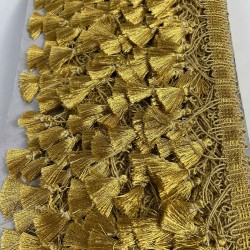 Gold Ottovelle P&uuml;sk&uuml;ll&uuml; L&uuml;ks Dekoratif Şerit &ndash; Premium Perde ve Koltuk S&uuml;s&uuml; 1 Metre-OTTOVELLE-5