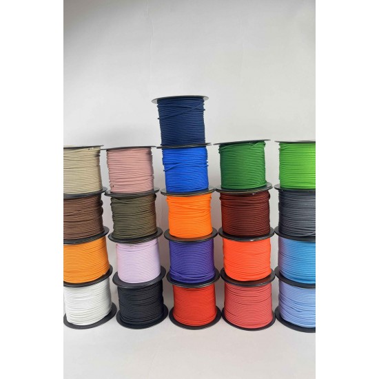 3 Mm Premium Paracord İp 10 Metre Lacivert &ndash; Makrome Bileklik Anahtarlık ve Telefon Askı İpi-PARACORD3MM-1