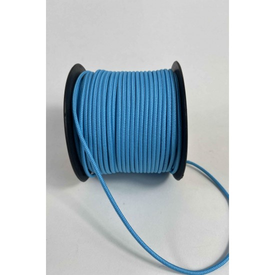 3 Mm Premium Paracord İp 10 Metre A&ccedil;ık Mavi &ndash; Makrome Bileklik Anahtarlık ve Telefon Askı İpi-PARACORD3MM-14