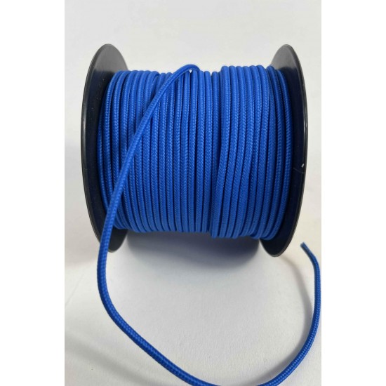 3 Mm Premium Paracord İp 10 Metre Mavi &ndash; Makrome Bileklik Anahtarlık ve Telefon Askı İpi-PARACORD3MM-2