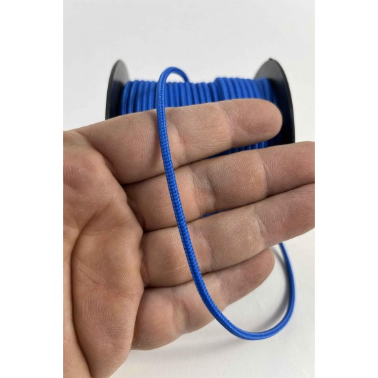 3 Mm Premium Paracord İp 10 Metre Mavi &ndash; Makrome Bileklik Anahtarlık ve Telefon Askı İpi-PARACORD3MM-2