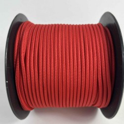 3 Mm Premium Paracord İp 10 Metre Kırmızı &ndash; Makrome Bileklik Anahtarlık ve Telefon Askı İpi-PARACORD3MM-20