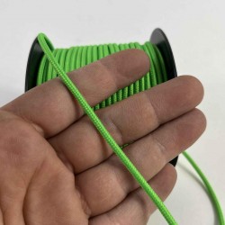 3 Mm Premium Paracord İp 10 Metre A&ccedil;ık Yeşil &ndash; Makrome Bileklik Anahtarlık ve Telefon Askı İpi-PARACORD3MM-3