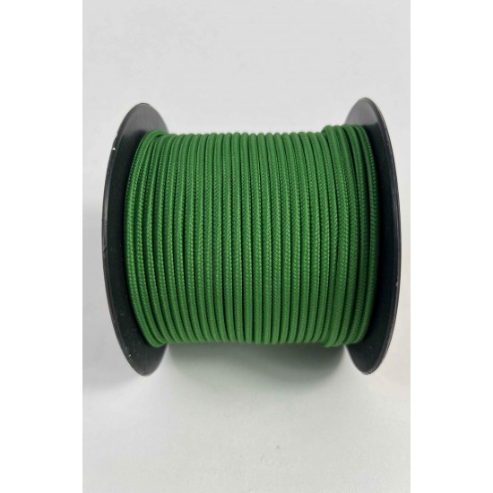 3 Mm Premium Paracord İp 10 Metre Koyu Yeşil &ndash; Makrome Bileklik Anahtarlık ve Telefon Askı İpi-PARACORD3MM-7