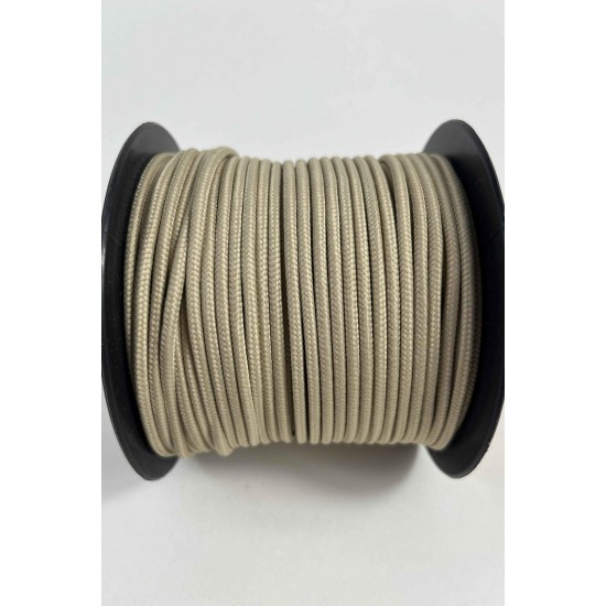 3 Mm Premium Paracord İp 10 Metre Bej &ndash; Makrome Bileklik Anahtarlık ve Telefon Askı İpi-PARACORD3MM-8