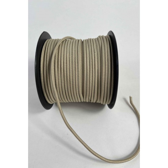 3 Mm Premium Paracord İp 10 Metre Bej &ndash; Makrome Bileklik Anahtarlık ve Telefon Askı İpi-PARACORD3MM-8