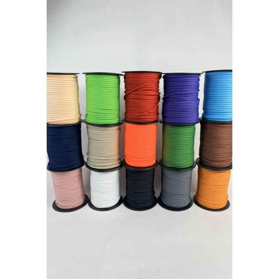 5 Mm Premium Paracord İp 10 Metre Kırmızı &ndash; Kamp Bileklik Tasma ve Outdoor &Ouml;rg&uuml; İpi-PARACORD5MM-1