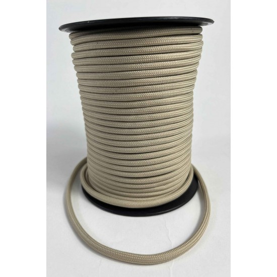 5 Mm Premium Paracord İp 10 Metre Bej &ndash; Kamp Bileklik Tasma ve Outdoor &Ouml;rg&uuml; İpi-PARACORD5MM-10