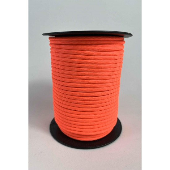 5 Mm Premium Paracord İp 10 Metre Neon Turuncu &ndash; Kamp Bileklik Tasma ve Outdoor &Ouml;rg&uuml; İpi-PARACORD5MM-12