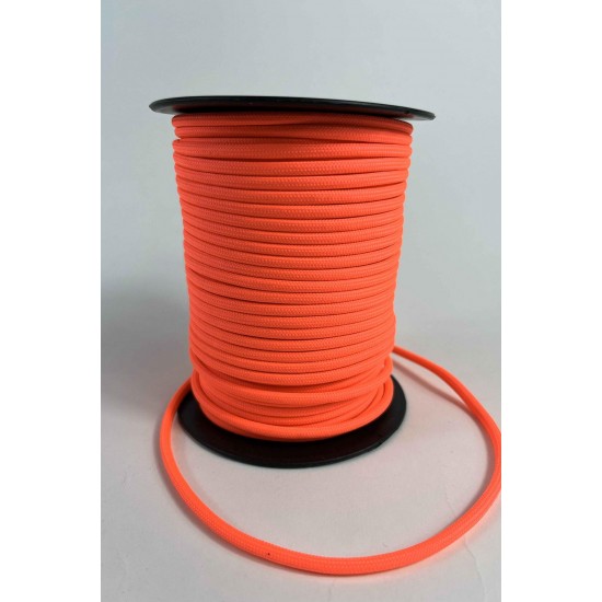 5 Mm Premium Paracord İp 10 Metre Neon Turuncu &ndash; Kamp Bileklik Tasma ve Outdoor &Ouml;rg&uuml; İpi-PARACORD5MM-12