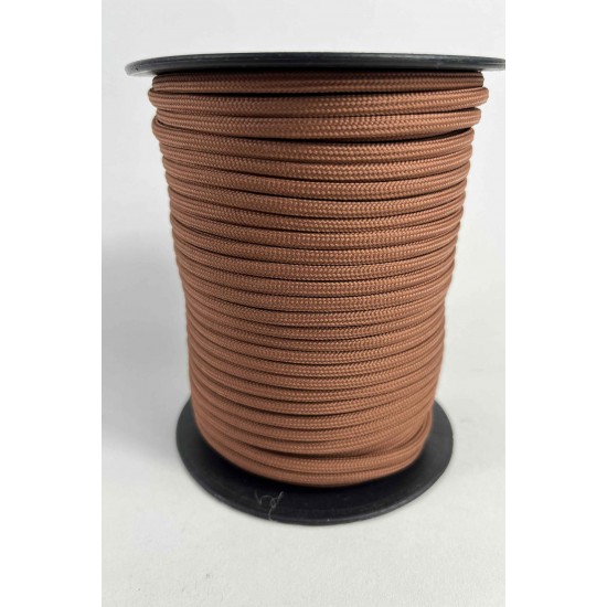 5 Mm Premium Paracord İp 10 Metre Bakır Rengi &ndash; Kamp Bileklik Tasma ve Outdoor &Ouml;rg&uuml; İpi-PARACORD5MM-4