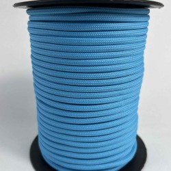 5 Mm Premium Paracord İp 10 Metre A&ccedil;ık Mavi &ndash; Kamp Bileklik Tasma ve Outdoor &Ouml;rg&uuml; İpi-PARACORD5MM-5