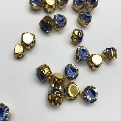 Saks Mavi Kasalı Plastik Dikme Taş-PDT-1