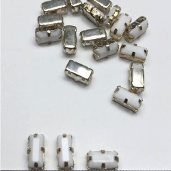 Beyaz Dikdörtgen Kasalı Plastik Dikme Taş-PDT-19