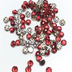 Kırmızı Küçük Kasalı Dikme Taş-PDT-22