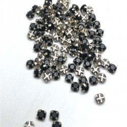 Siyah Küçük Kasalı Dikme Taş-PDT-24