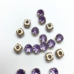 Lila Kasalı Plastik Dikme Taş-PDT-3