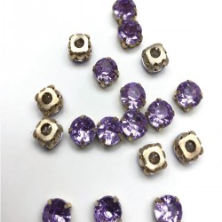 Lila Kasalı Plastik Dikme Taş-PDT-3