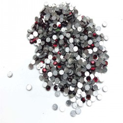 Bordo Ütüyle Yapışan Cam Taş Boncuk-PDT-35