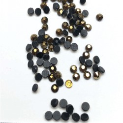 Altın Sarısı Ütüyle Yapışan Cam Taş Boncuk-PDT-36