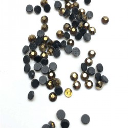 Altın Sarısı Ütüyle Yapışan Cam Taş Boncuk-PDT-36